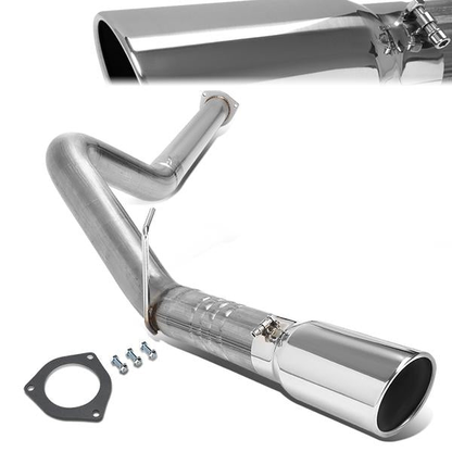TUBERIA CATBACK CATBACK - 15-16 FORD F-250, F-350, F-450 SUPER DUTY CREW / EXTENDED CAB W/ 6-3/4 & 8FT BEDS - SINGLE TIP - STAINLESS STEEL