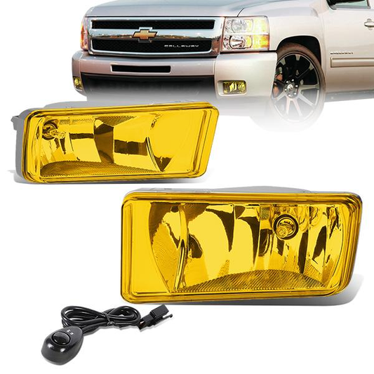 FAROS DE NIEBLA 07-08 CADILLAC ESCALADE / 07-13 CHEVY AVALANCHE, SUBURBAN 2500 / 07-15 SILVERADO 1500, 2500, 3500, 2500, 3500 HD, GMC SIERRA 1500, 2500, 3500 HD / 07-17 TAHOE / 15-17 SUBURBAN / 07-14 SUBURBAN 1500 / 10-18 YUKON / 15-18 YUKON XL - WITH