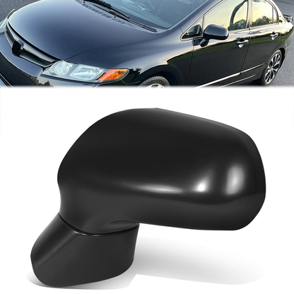 RETROVISOR MIRROR - OE STYLE - HONDA CIVIC 06-11 - WITH POWER - DRIVER SIDE - PAINT TO MATCH - BLACK