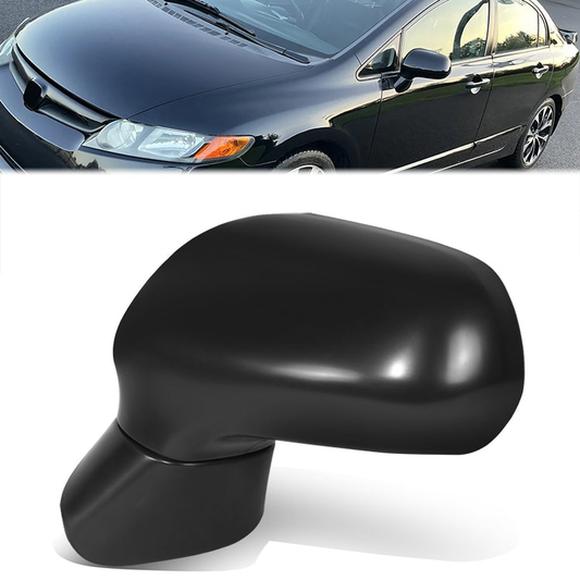 RETROVISOR MIRROR - OE STYLE - HONDA CIVIC 06-11 - WITH POWER - DRIVER SIDE - PAINT TO MATCH - BLACK