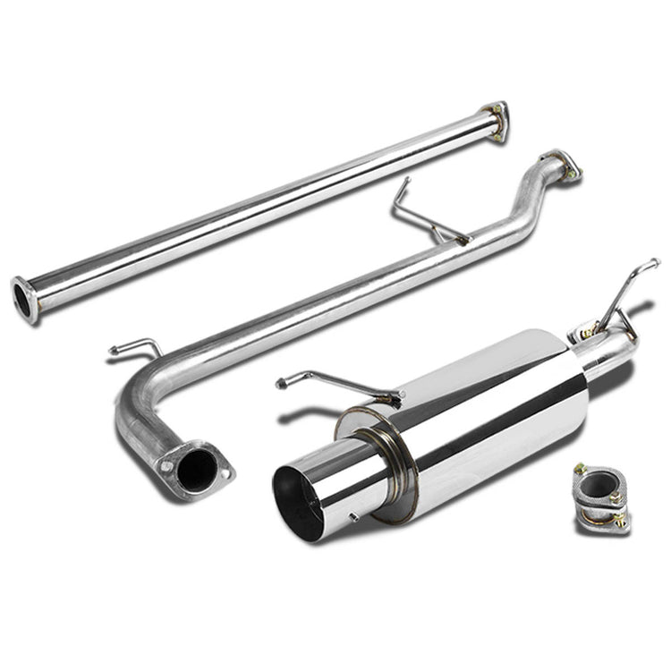 TUBERIA CATBACK CATBACK - 98-02 HONDA ACCORD 98-02 4CYL - SINGLE TIP - STAINLESS STEEL