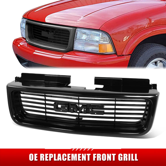 PARRILLA GRILLE - CV S10/SONAMA '94-'97/'98-'04/ GRILLE ASS'Y 98-04/ MAT-BLACK (PTM)/ (SL/SLS) (SONAMA)/ (SAME=JIMMY)(GMC)//PARTS.NO,GM1200436//OEM NO,12472678