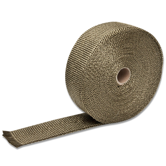 PROTECTOR HEADERS EXHAUST HEAT WRAP - TITANIUM - 10M - 2" X 1/16" X 32' - TITANIUM