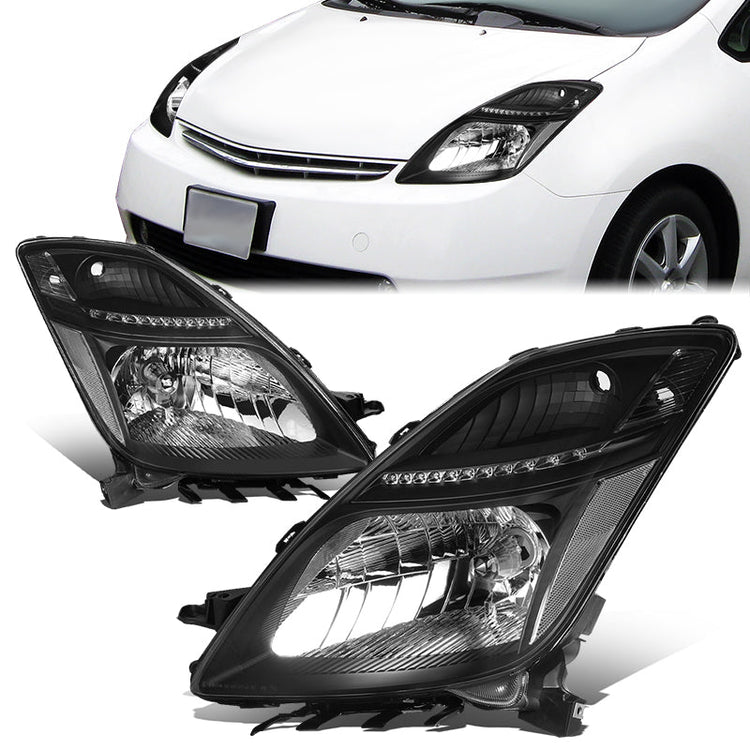 FAROS HID - 06-09 TOYOTA PRIUS - ONLY FITS MODELS WITH FACTORY HID/XENON HEADLIGHTS - DOES NOT FIT FACTORY HALOGEN HEADLIGHT MODELS - BLACK HOUSING / CLEAR CORNER - D4R LOW/HIGH / 7440 SIGNAL / 7440 PARKING, 2825 SIDE MARKER