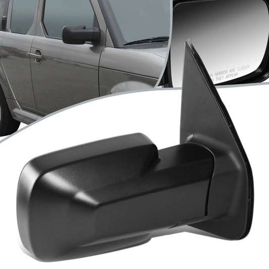 RETROVISOR MIRROR - OEM - 03-04 HONDA ELEMENT DX LX - MANUAL - PAINTABLE - BLACK - RIGHT