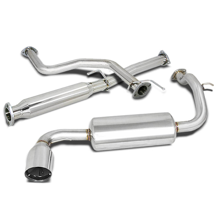 TUBERIA CATBACK CATBACK - 88-91 HONDA CIVIC - SINGLE TIP - STAINLESS STEEL