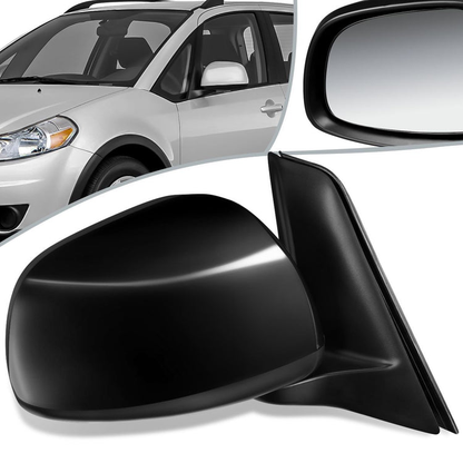 RETROVISOR MIRROR - OEM - 07-11 SUZUKI SX4 - POWERED - PAINTABLE - BLACK - RIGHT