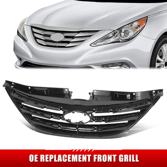 PARRILLA GRILLE - HY SONATA '11-'14/ GRILLE ASS'Y 14-14/ MAT-BLACK (SPORT) (TYPE 2)//PARTS.NO,HY1200192//OEM NO,863513Q800