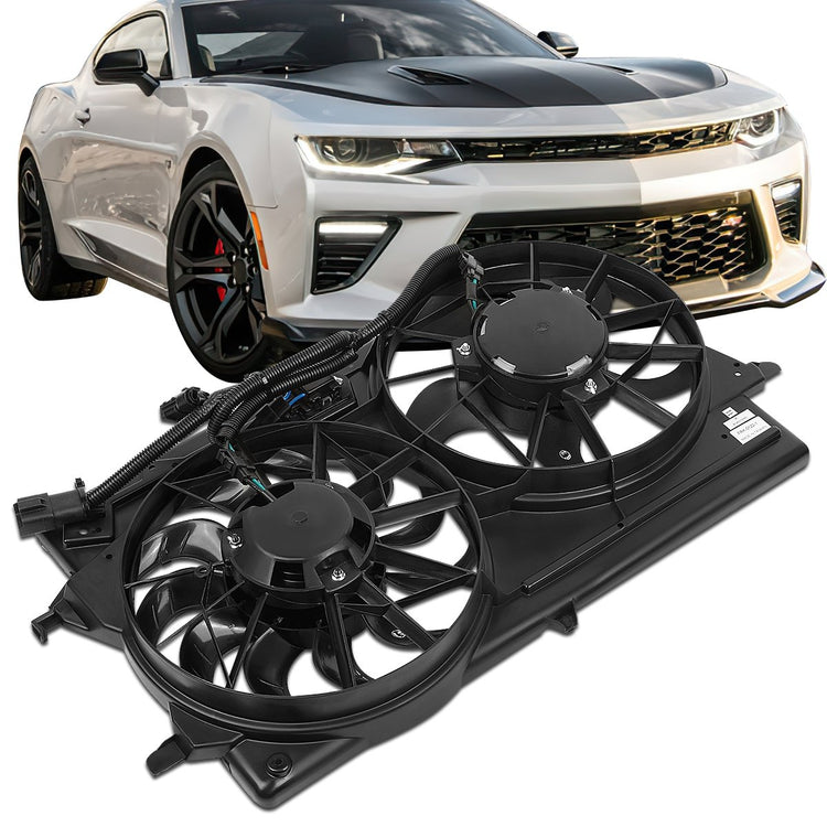 ABANICOS OE STYLE - 00-02 FORD FOCUS - WITH A/C - DUAL FAN PLUGS - DOHC/SOHC