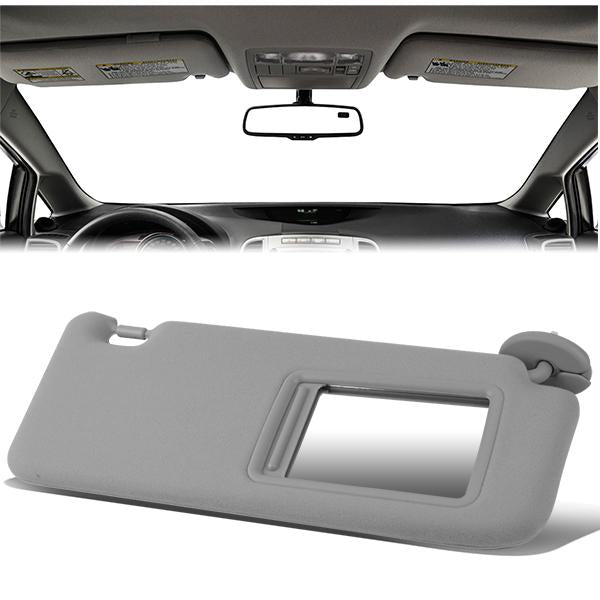 nan SUN VISOR - 09-16 TOYOTA VENZA - FITS ILLUMINATED MODELS - PASSENGER SIDE - GRAY
