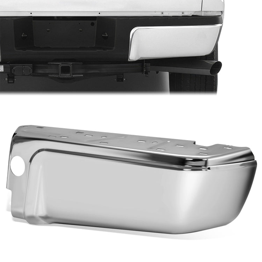 DEFENSA 08-16 FORD F-250 SUPER DUTY / 08-16 FORD F-350 SUPER DUTY / 08-16 FORD F-450 SUPER DUTY 2008-2016 - WITHOUT PARK ASSIST - RIGHT - CHROME