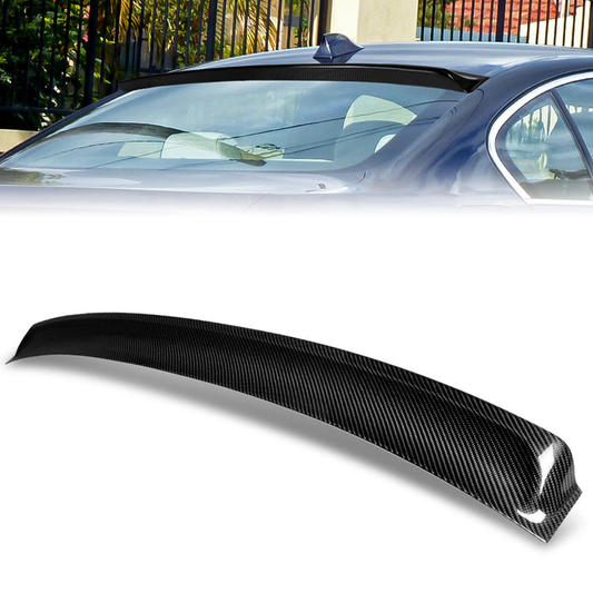 SPOILER CAR ROOF SPOILER - 10-16 BMW M5 / 10-16 BMW 550I / 11-16 BMW 550I XDRIVE / 10-16 BMW 535I / 14-16 BMW 535D / 14-16 BMW 535D / 11-16 BMW 535I XDRIVE / 10-13 BMW 530I / 10-16 BMW 528I XDRIVE / 10-16 BMW 528I / 10 BMW 525I / 14-16 BMW 520I - FITS