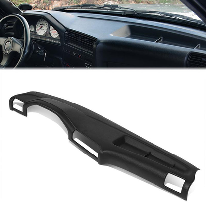 nan DASH BOARD OVERLAY COVER - 84-85 BMW 318I / 84-87 BMW 325E / 87-90 BMW 325I, 325IS - INSTALLS OVER EXISTING DASH BOARD / NOT A REPLACEMENT - BLACK