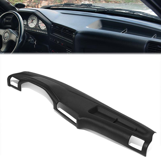 nan DASH BOARD OVERLAY COVER - 84-85 BMW 318I / 84-87 BMW 325E / 87-90 BMW 325I, 325IS - INSTALLS OVER EXISTING DASH BOARD / NOT A REPLACEMENT - BLACK
