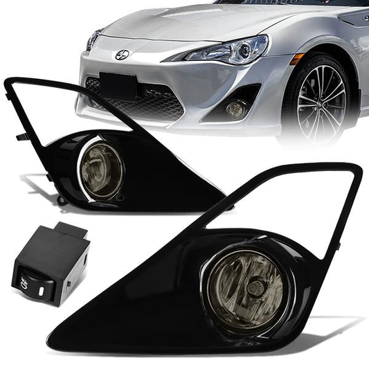 FAROS DE NIEBLA 13-16 SCION FRS - WITH SWITCH, BEZEL - H11 BULB - SMOKE
