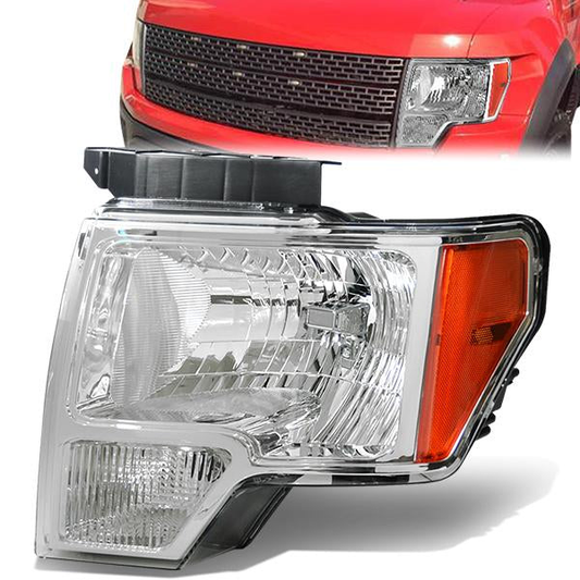 FAROS OE STYLE - 09-14 FORD F-150 - FITS HALOGEN MODEL ONLY, DOES NOT FIT XENON OR HID MODEL - H13 HEADLIGHT / 3157A PARKING - LEFT