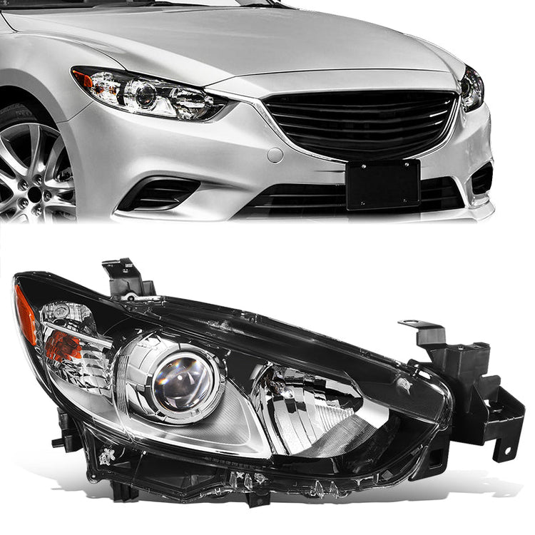 FAROS OE STYLE - 14-17 MAZDA 6 - FITS HALOGEN HEADLIGHT MODELS - H11 LOW BEAM / 9005 HIGH BEAM / 7443NA SIDE MARKER / 7443NA TURN SIGNAL - RIGHT