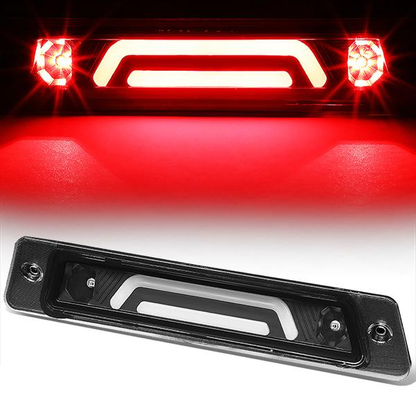 LUZ DE FRENO 87-93 FORD MUSTANG LX - FITS HATCHBACK MODELS WITH OEM SPOILER - PLUGS INTO FACTORY BULB SOCKET - 3D - LED - BLACK