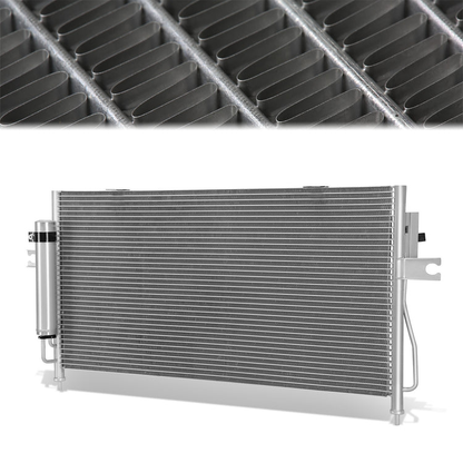 CONDENSADOR NISSAN FRONTIER 2003-2004 / NISSAN XTERRA 2004-2004 - ALUMINUM - SILVER