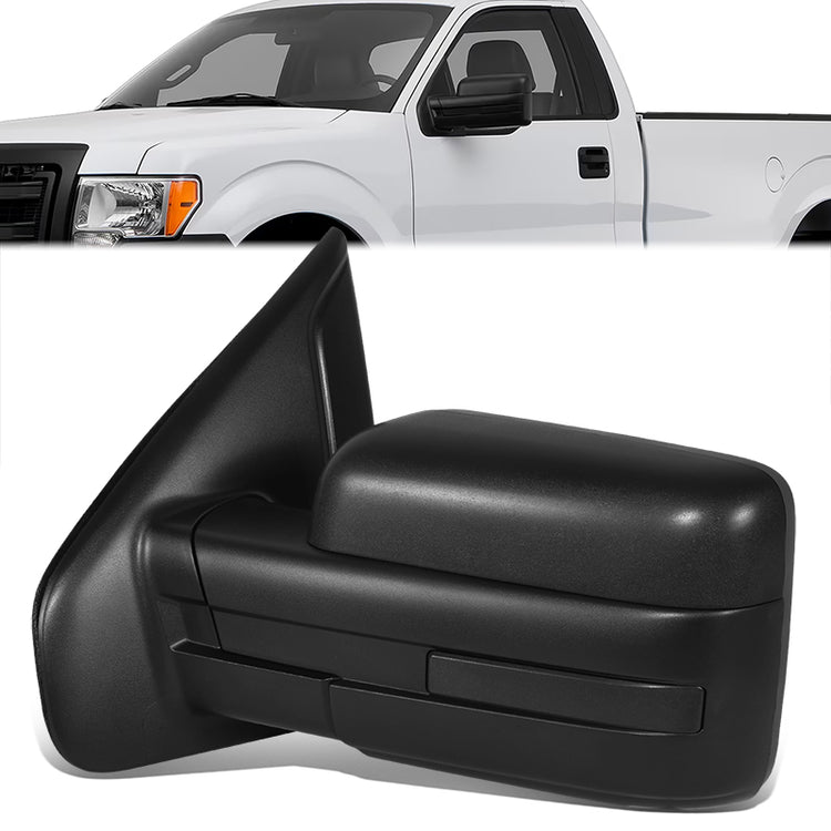 RETROVISOR MIRROR - OE STYLE - FORD F-150 09-10 - DRIVER SIDE - PAINT TO MATCH - BLACK