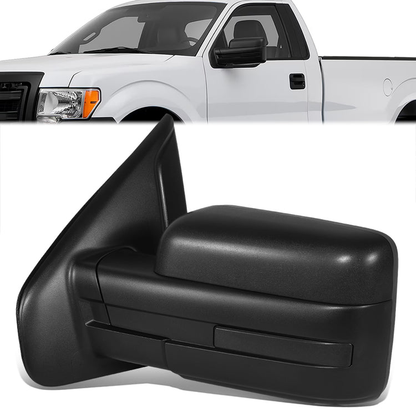 RETROVISOR MIRROR - OE STYLE - FORD F-150 09-10 - DRIVER SIDE - PAINT TO MATCH - BLACK