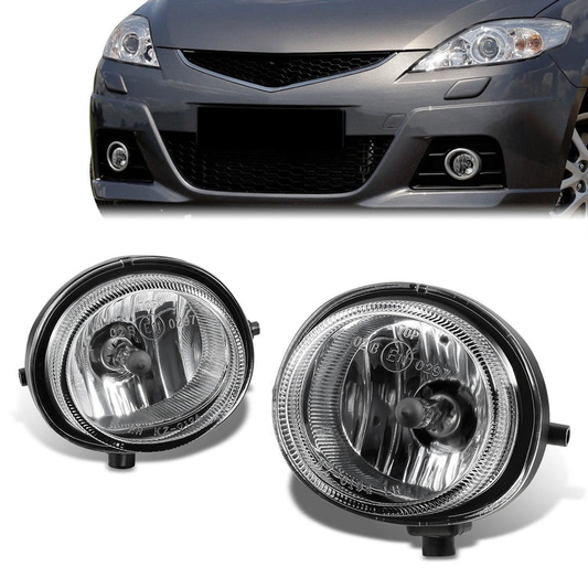 FAROS DE NIEBLA 04-06 MAZDA MPV / 04-07 RX-8 / 04-16 MAZDA 3 WITH ROUND FOGS / 06-10 MAZDA 5 / 06-07 MAZDA SPEED 6