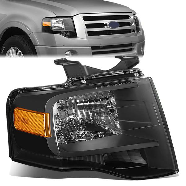 FAROS OE STYLE - 07-14 FORD EXPEDITION - H13 HEADLIGHT / 3157A PARKING - BLACK HOUSING - RIGHT
