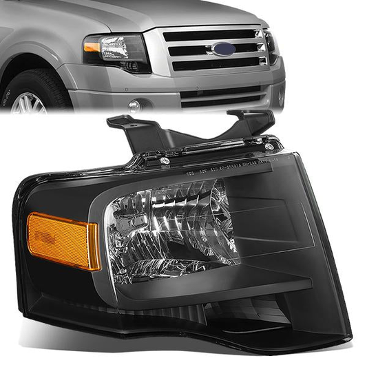 FAROS OE STYLE - 07-14 FORD EXPEDITION - H13 HEADLIGHT / 3157A PARKING - BLACK HOUSING - RIGHT