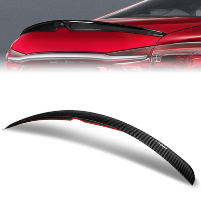SPOILER CAR TRUNK SPOILER - 19-21 MAZDA 6 - FITS SEDAN MODELS - CARBON FIBER BLACK
