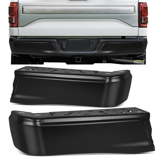 DEFENSA 15-20 FORD F150 W/ PARK ,BLACK,WITHOUT SENSOR HOLE - BLACK