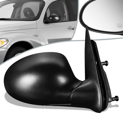 RETROVISOR MIRROR - OEM - 01-03 CHRYSLER PT CRUISER - POWERED - HEATED - TEXTURED - BLACK - RIGHT