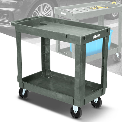 HERRAMIENTAS SMALL TRAY TOP CLEANING SERVICE CART (2 LAYERS)