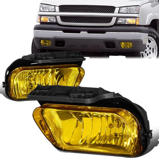 FAROS DE NIEBLA 04-06 CHEVY SILVERADO 1500, 2500, 3500 (2004 MODELS STARTING FROM JAN 2004 ONLY) / 2007 CHEVY SILVERADO 1500, 2500, 3500, HD, CLASSIC MODELS - AMBER