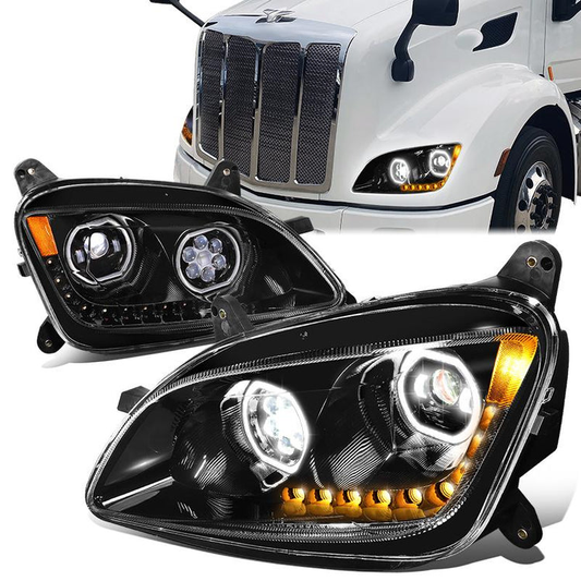 FAROS 11-20 PETERBILT 579 - LED - BLACK