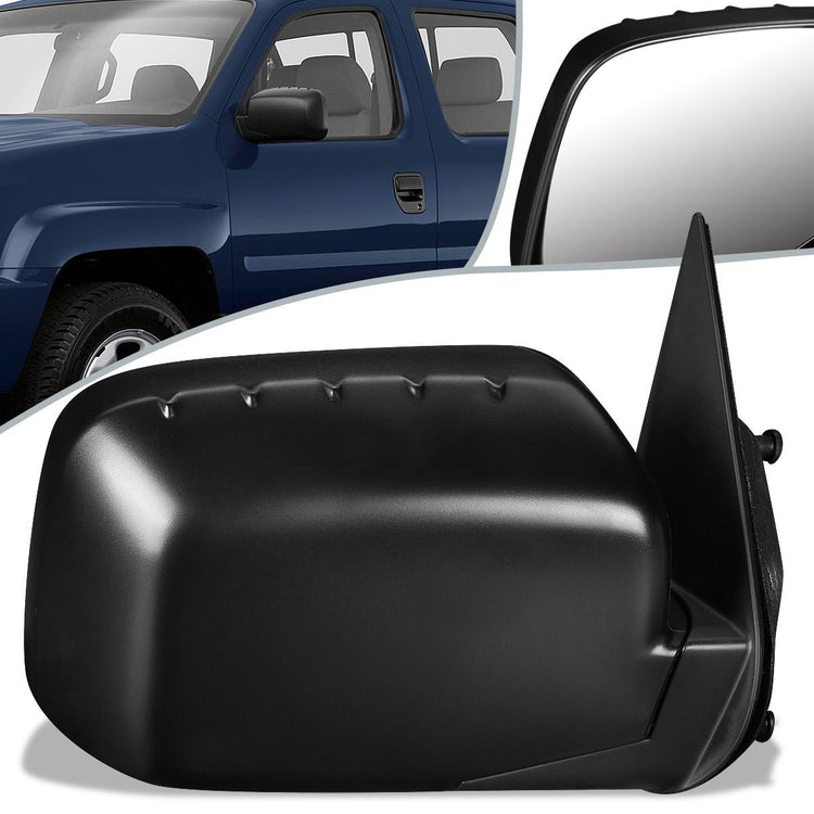 RETROVISOR MIRROR - OEM - 06-14 HONDA RIDGELINE RT - POWERED - TEXTURED - BLACK - RIGHT