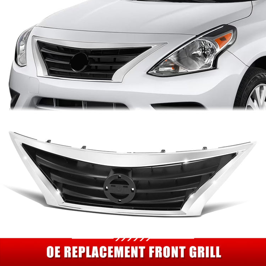 PARRILLA GRILLE - DS VESA '15-'19 (4D/5D)/ GRILLE ASS'Y/ MAT-BLACK/ W/CHROME MOULDING (4D)//PARTS.NO,NI1200261//OEM NO,623109KM0A