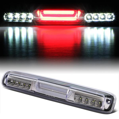 LUZ DE FRENO 99-06 CHEVY SILVERADO 1500, 2500, 3500, HD MODELS, GMC SIERRA 1500, 2500, 3500, HD MODELS / 2007 SILVERADO 1500, 2500, 3500, HD MODELS CLASSIC, SIERRA 1500, 2500, 3500 , HD MODELS CLASSIC - 3D - LED - CHROME