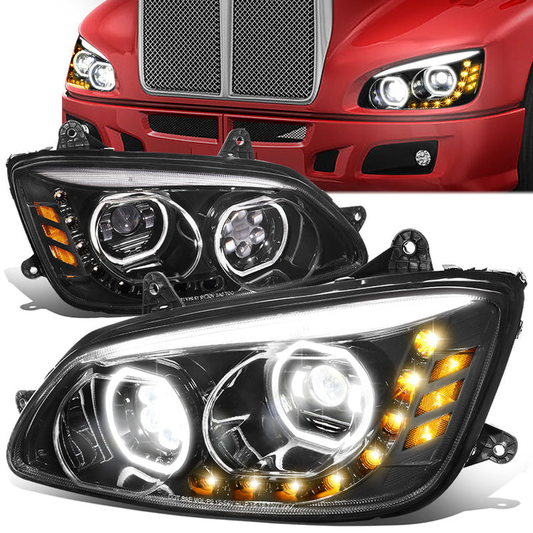 FAROS 08-19 KENWORTH T170 / 08-19 KENWORTH T270 / 16-19 KENWORTH T300 / 08-19 KENWORTH T370 / 08-18 KENWORTH T660 / 11-15 KENWORTH T700 - BLACK