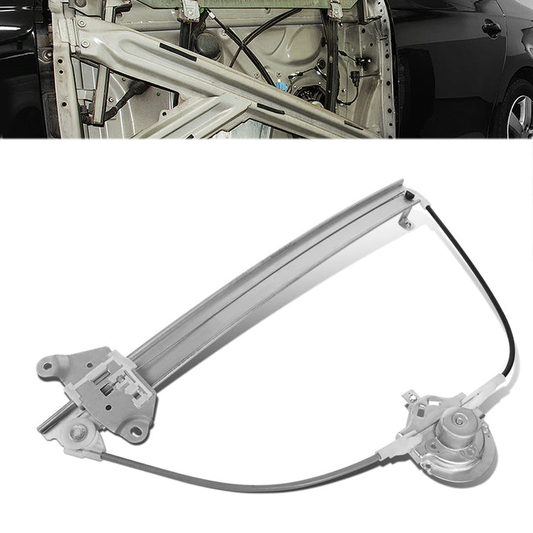 REGULADOR DE VENTANA WINDOW MOTORS & REGULATORS - METALLIC - 86-90 NISSAN SENTRA/86-90 NISSAN TSURU - METALLIC - BARE STEEL/PLASTIC