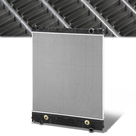 RADIADOR RADIATOR - OEM - FREIGHTLINER BUSINESS CLASS M2 2006-2012 / FREIGHTLINER M2 106 2006-2015 / STERLING TRUCK ACTERRA 2008-2010 - WITH PASSENGER SIDE OUTLET