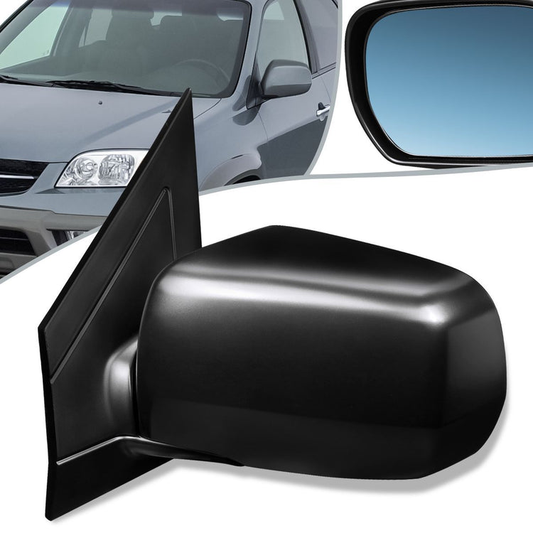 RETROVISOR MIRROR - 02-06 ACURA MDX - POWERED - HEATED - W/ MEMORY - LEFT - OEM - TEXTURED - BLACK