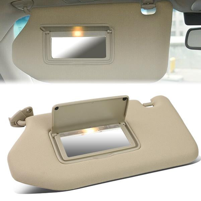 nan SUN VISOR - 13-19 NISSAN PATHFINDER / 2013 INFINITI JX35 / 14-19 INFINITI QX60 - FITS ILLUMINATED MODELS - W/ VANITY LIGHT - DRIVER SIDE - BEIGE