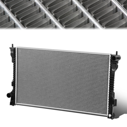 RADIADOR RADIATOR - OEM - 13-19 FORD POLICE INTERCEPTOR SEDAN / 14-19 FORD POLICE INTERCEPTOR UTILITY / 13-19 FORD TAURUS / 13-16 LINCOLN MKS - FITS POLICE INTERCEPTOR AWD MODELS WITH EXTERNAL TRANSMISSION OIL COOLER - FITS 3.5L, 3.7L NON TURBO AWD MODELS