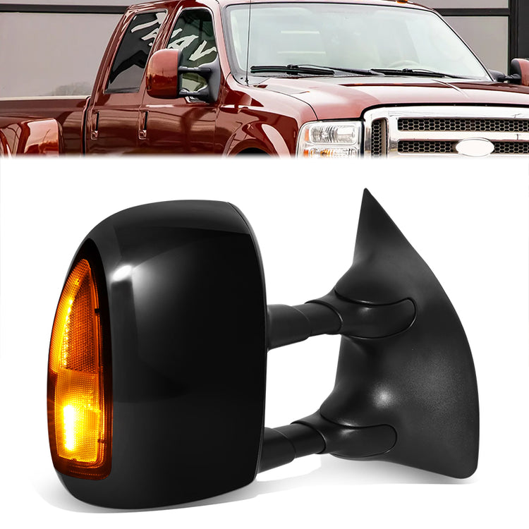 RETROVISOR MIRROR - OE STYLE - FORD EXCURSION 03-05 - FORD F-250 SUPER DUTY 03-07 - FORD F-350 SUPER DUTY 03-07 - FORD F-450 SUPER DUTY 03-07 - FORD F-550 SUPER DUTY 03-07 - WITH POWER WITH HEATED GLASS WITH TURN SIGNAL GLOSS COVER - PASSENGER SIDE -