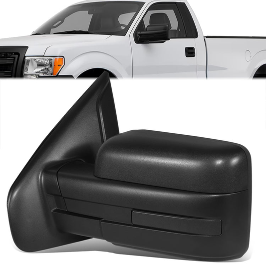 RETROVISOR MIRROR - OE STYLE - FORD F-150 11-14 - WITH POWER WITH BLIND SPOT MIRROR - PASSENGER SIDE - PAINT TO MATCH - BLACK