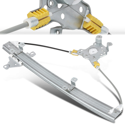 REGULADOR DE VENTANA WINDOW MOTORS & REGULATORS - METALLIC - 00-06 NISSAN SENTRA - METALLIC - BARE STEEL/PLASTIC