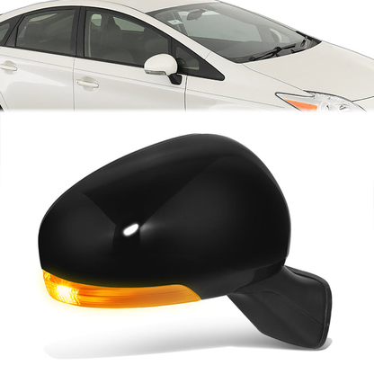 RETROVISOR MIRROR - OE STYLE - TOYOTA PRIUS 15 - WITH POWER WITH HEATED GLASS WITH SIGNAL - PASSENGER SIDE - PAINT TO MATCH - BLACK