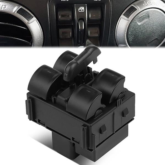 INTERRUPTOR ELEVADOR ELECTRICO 11-17 JEEP WRANGLER UNLIMITED / 2018 JEEP WRANGLER JK UNLIMITED - BLACK