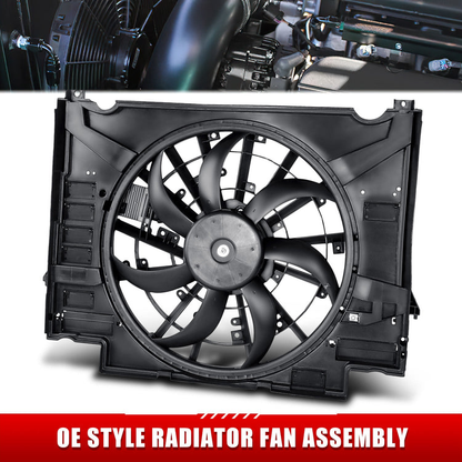 ABANICOS OE STYLE -JAGUAR F-PACE 2017-2023 2.0L TURBO DIESEL, 3.0L