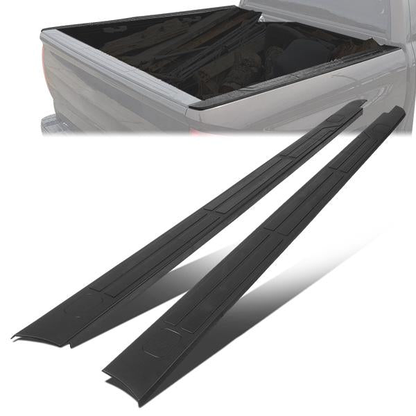 nan TAILGATE TOP BED RAIL TRIM PANEL - 2PCS - 14-20 TOYOTA TUNDRA - FITS MODELS WITH 5.5" BED - BLACK